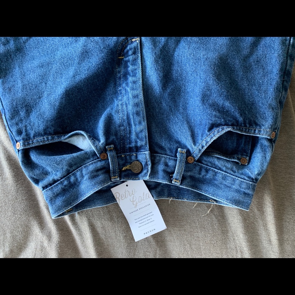 Vintage reconstructed Lee high waisted jeans